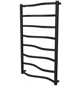 Чорна рушникосушка Lagoon 8 RAL9005 драбинка 850x532, black