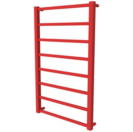 Рушникосушка Quatro 8 червона RAL3020 драбинка 850x530, red