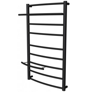 Чорна рушникосушка Safo 9 RAL9005 драбинка 800x482, black