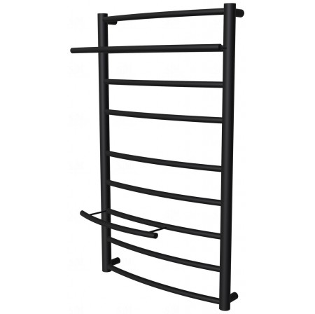 Чорна рушникосушка Safo 9 RAL9005 драбинка 800x482, black