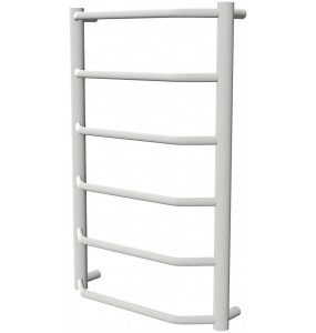 Рушникосушка Standart 6 біла RAL9016 драбинка 650x432, white