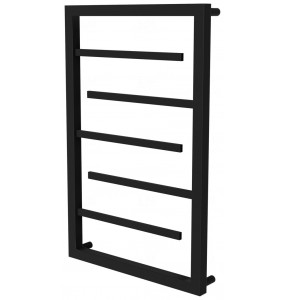 Сушка для рушників Prestige 5 чорна RAL9005 драбинка 650x480, black
