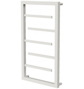 Біла рушникосушка Prestige 5 RAL9016 драбинка 650x430, white