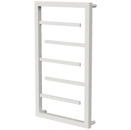 Біла рушникосушка Prestige 5 RAL9016 драбинка 650x430, white