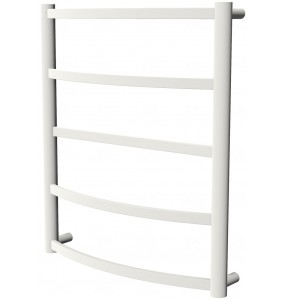 Біла рушникосушилка Elite 5 RAL9016 драбинка 550x482, white
