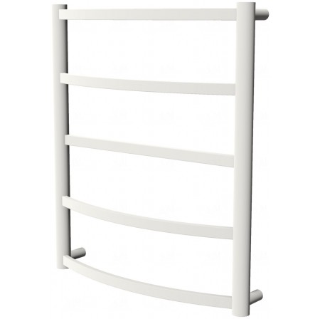 Біла рушникосушилка Elite 5 RAL9016 драбинка 550x482, white