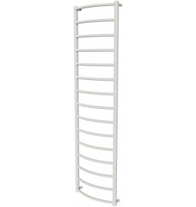Біла рушникосушка Classic 15 RAL9016 драбинка 1550x432, white