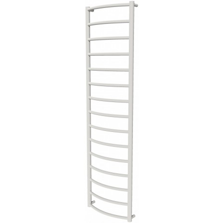 Біла рушникосушка Classic 15 RAL9016 драбинка 1550x432, white