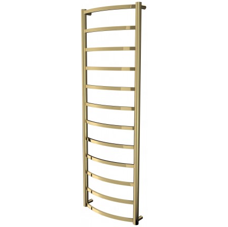 Золота рушникосушилка Elite 12 драбинка 1250x432, gold
