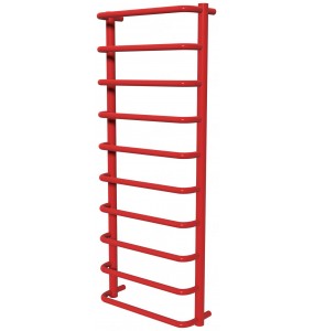 Рушникосушилка Modern 10 червона RAL3020 драбинка 1050x432, red