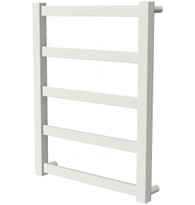 Біла рушникосушка Extra 5 RAL9016 драбинка 550x430, white