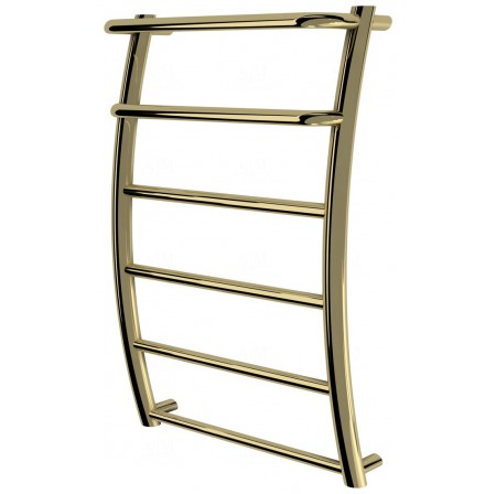 Золота рушникосушка Breeze 6-2 драбинка 650x432, gold