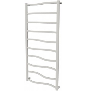Біла рушникосушка Lagoon 10 RAL9016 драбинка 1050x532, white