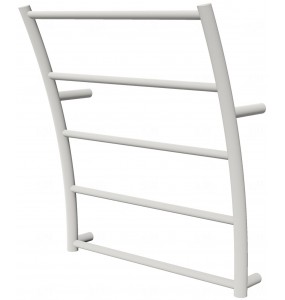 Біла рушникосушка Wave 5 RAL9016 драбинка 540x475, white