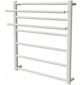 Біла рушникосушка Elegant 6 RAL9016 драбинка 650x532, white