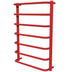 Сушарка для рушників Modern 7 червона RAL3020 драбинка 750x532, red