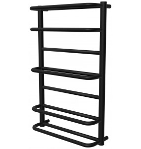 Сушарка для рушників Comfort 7 чорна RAL9005 драбинка 750x482, black