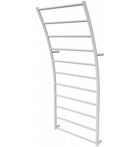 Рушникосушка Wave 11 біла RAL9016 драбинка 1140x525, white
