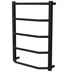 Сушарка для рушників Standart 5 чорна RAL9005 драбинка 550x432, black