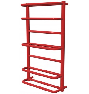 Червона рушникосушка Comfort 7 RAL3020 драбинка 750x432, red