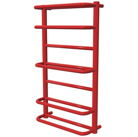 Червона рушникосушка Comfort 7 RAL3020 драбинка 750x432, red