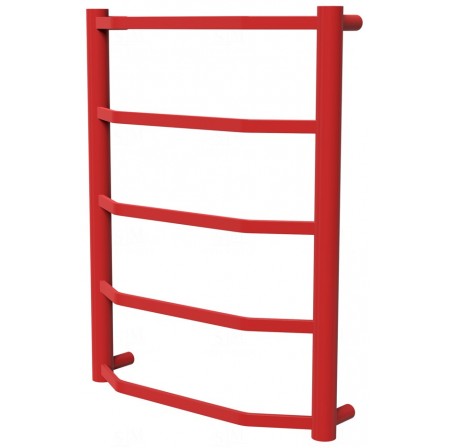 Сушарка для рушників Luxe 5 червона RAL3020 драбинка 550x432, red