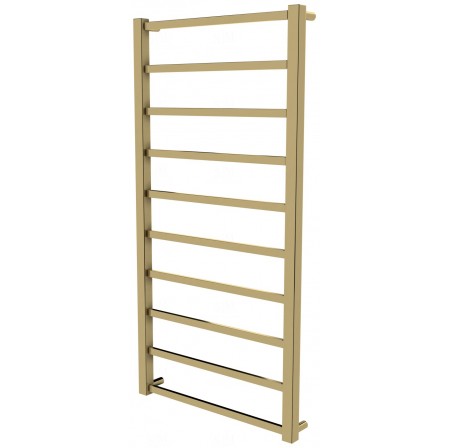 Золота сушарка для рушників Quatro 10 драбинка 1050x530, gold