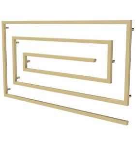 Сушка для рушників Cyclone 11 золото змійка 830x1500, gold