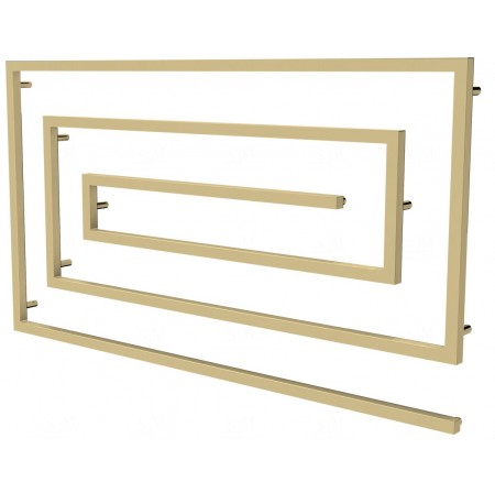 Сушка для рушників Cyclone 11 золото змійка 830x1500, gold