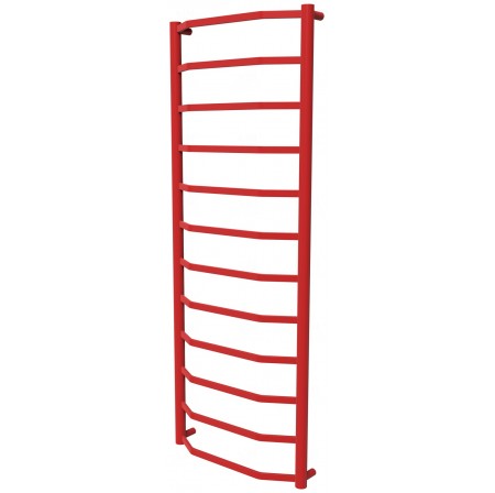 Рушникосушка Luxe 12 червона RAL3020 драбинка 1250x482, red
