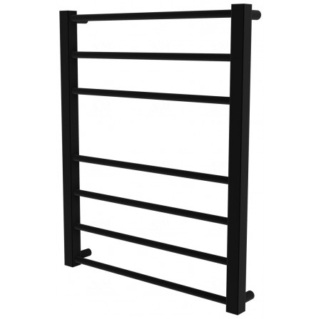 Чорна сушарка для рушників Sonnet 7 RAL9005 драбинка 650x530, black