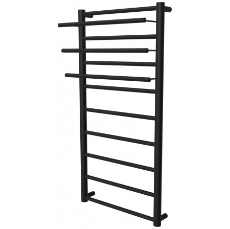 Рушникосушка Elegant 9 чорна RAL9005 драбинка 950x432, black
