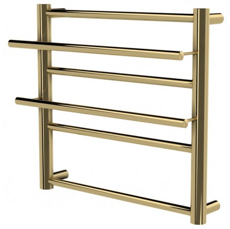 Золота рушникосушка Elegant 4 драбинка 450x432, gold
