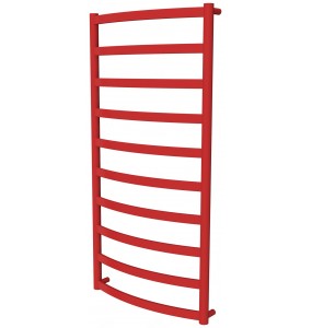 Червона сушарка для рушників Maxima 10 RAL3020 драбинка 1050x532, red