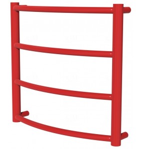 Рушникосушка Classic 4 червона RAL3020 драбинка 450x482, red