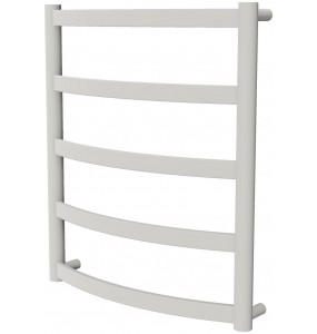 Біла рушникосушка Maxima 5 RAL9016 драбинка 550x482, white