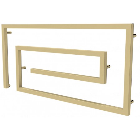 Рушникосушилка Cyclone 8 золото змійка 510x1100, gold