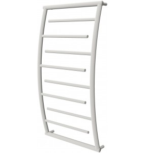 Біла рушникосушка Atlantica 8 RAL9016 драбинка 950x532, white