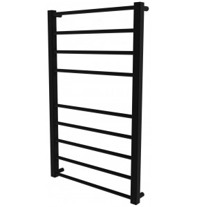 Рушникосушилка Sonnet 9 чорна RAL9005 драбинка 850x530, black