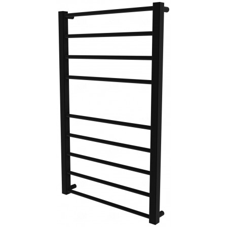 Рушникосушилка Sonnet 9 чорна RAL9005 драбинка 850x530, black