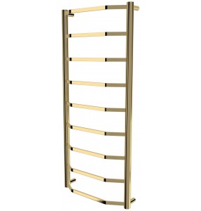 Золота сушарка для рушників Luxe 9 драбинка 950x432, gold