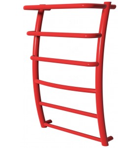 Сушарка для рушників Breeze 6 червона RAL3020 драбинка 650x432, red