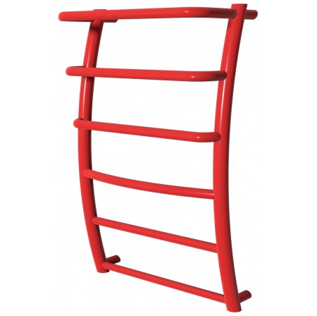 Сушарка для рушників Breeze 6 червона RAL3020 драбинка 650x432, red