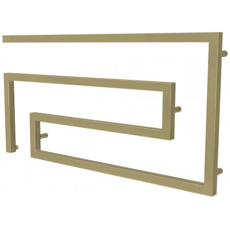 Золота рушникосушка Phyton 8 змійка 510x1000, gold