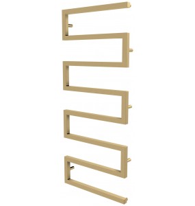 Золота сушка для рушників Ultra 7 змійка 1230x500, gold