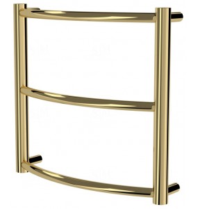 Золота сушарка для рушників Classic 3 драбинка 400x432, gold