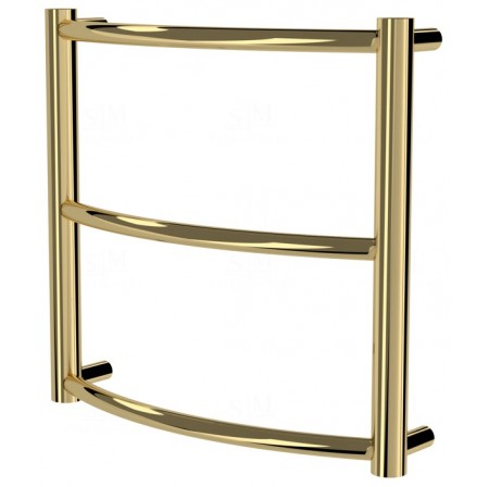Золота сушарка для рушників Classic 3 драбинка 400x432, gold