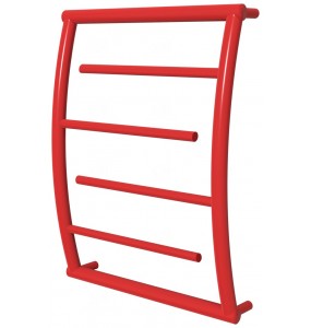 Рушникосушка Atlantica 4 червона RAL3020 драбинка 550x482, red