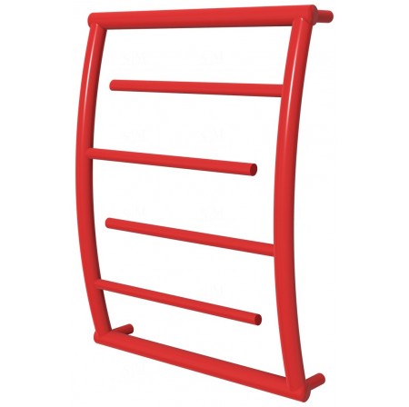 Рушникосушка Atlantica 4 червона RAL3020 драбинка 550x482, red