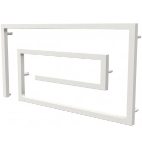 Рушникосушка Cyclone 8 біла RAL9016 змійка 510x1000, white